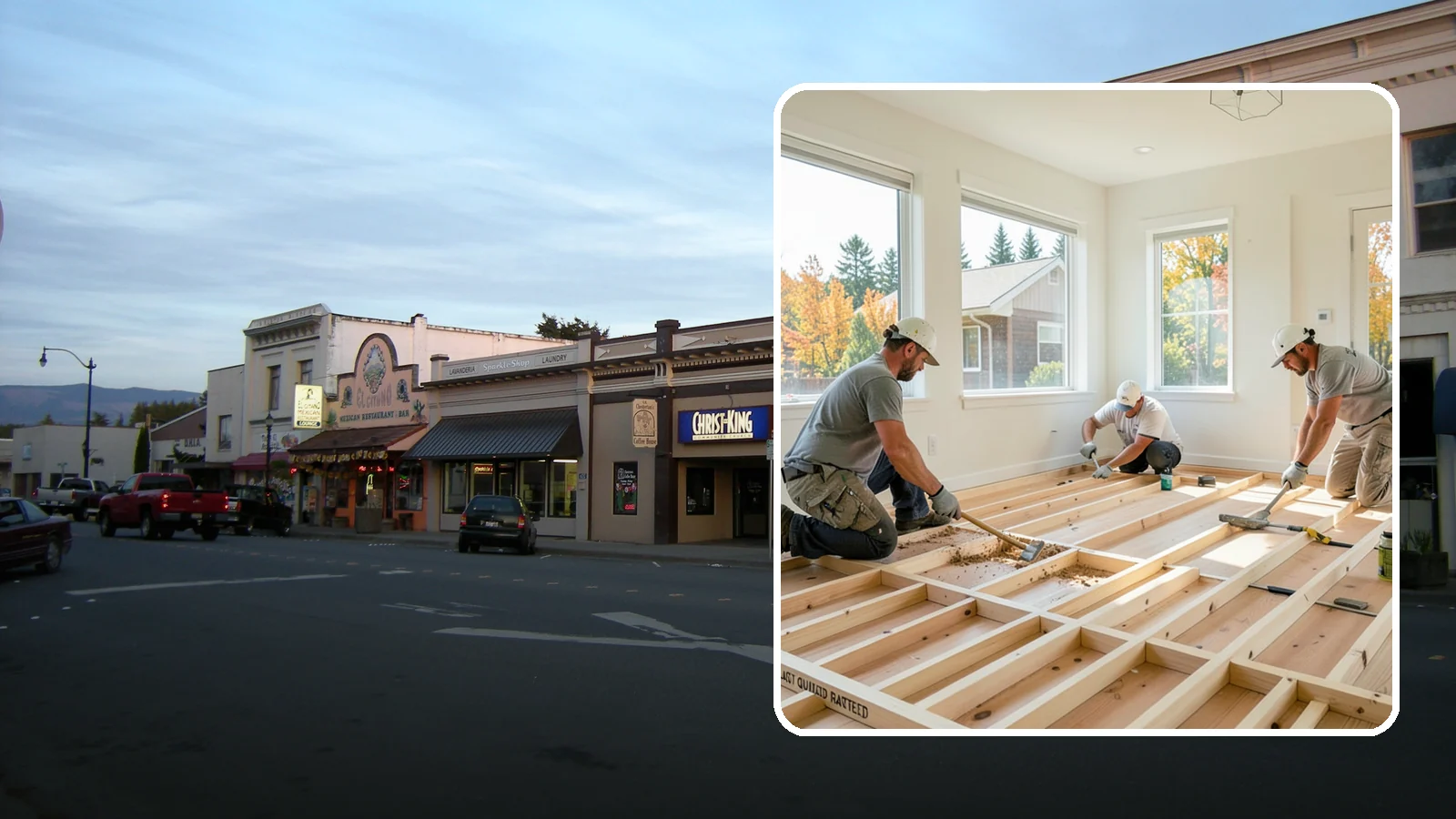 Floor Framing in Burlington, Skagit County, WA - We frame flat, quiet, load-rated floor systems sized for the spans and moisture conditions of Western Washington homes.