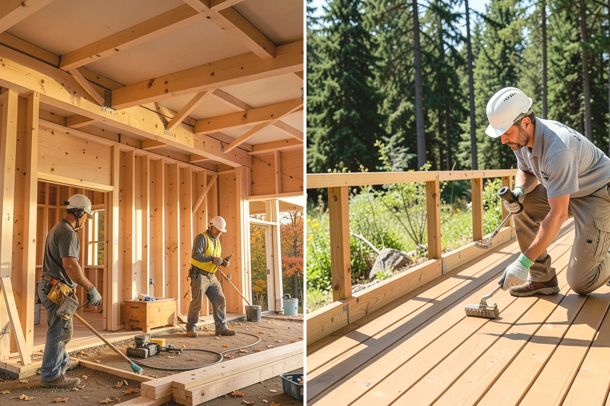 Floor Framing in Carbonado, Pierce County, WA - Confirm joist layout, spans, and beam locations against the plans