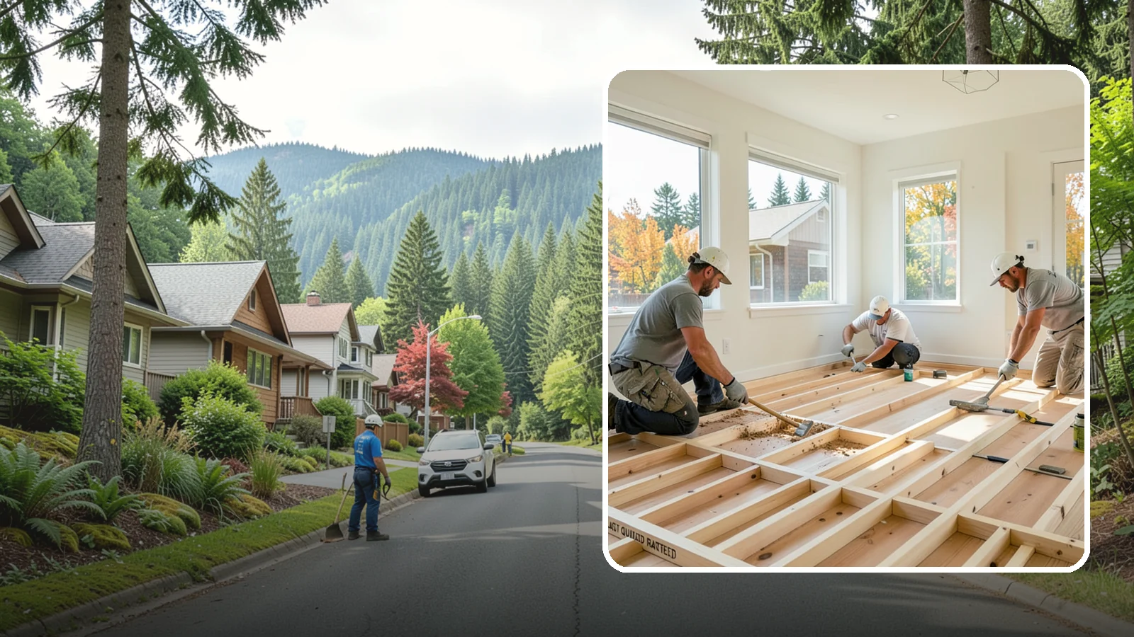 Floor Framing in Darrington, Snohomish County, WA - We frame flat, quiet, load-rated floor systems sized for the spans and moisture conditions of Western Washington homes.