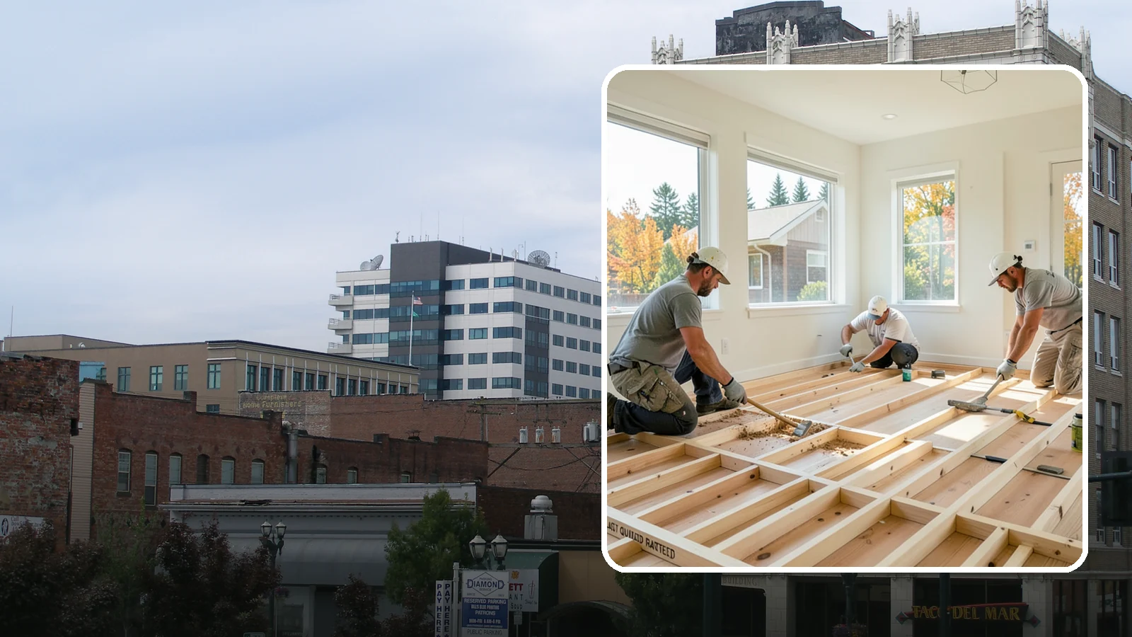 Floor Framing in Everett, Snohomish County, WA - We frame flat, quiet, load-rated floor systems sized for the spans and moisture conditions of Western Washington homes.