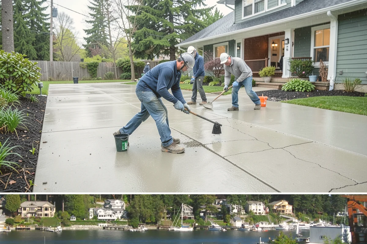 Floor Framing in Gig Harbor, Pierce County, WA - We can frame floors year-round, prioritizing dry-in during heavy rain so the deck stays protected before finishes go down.