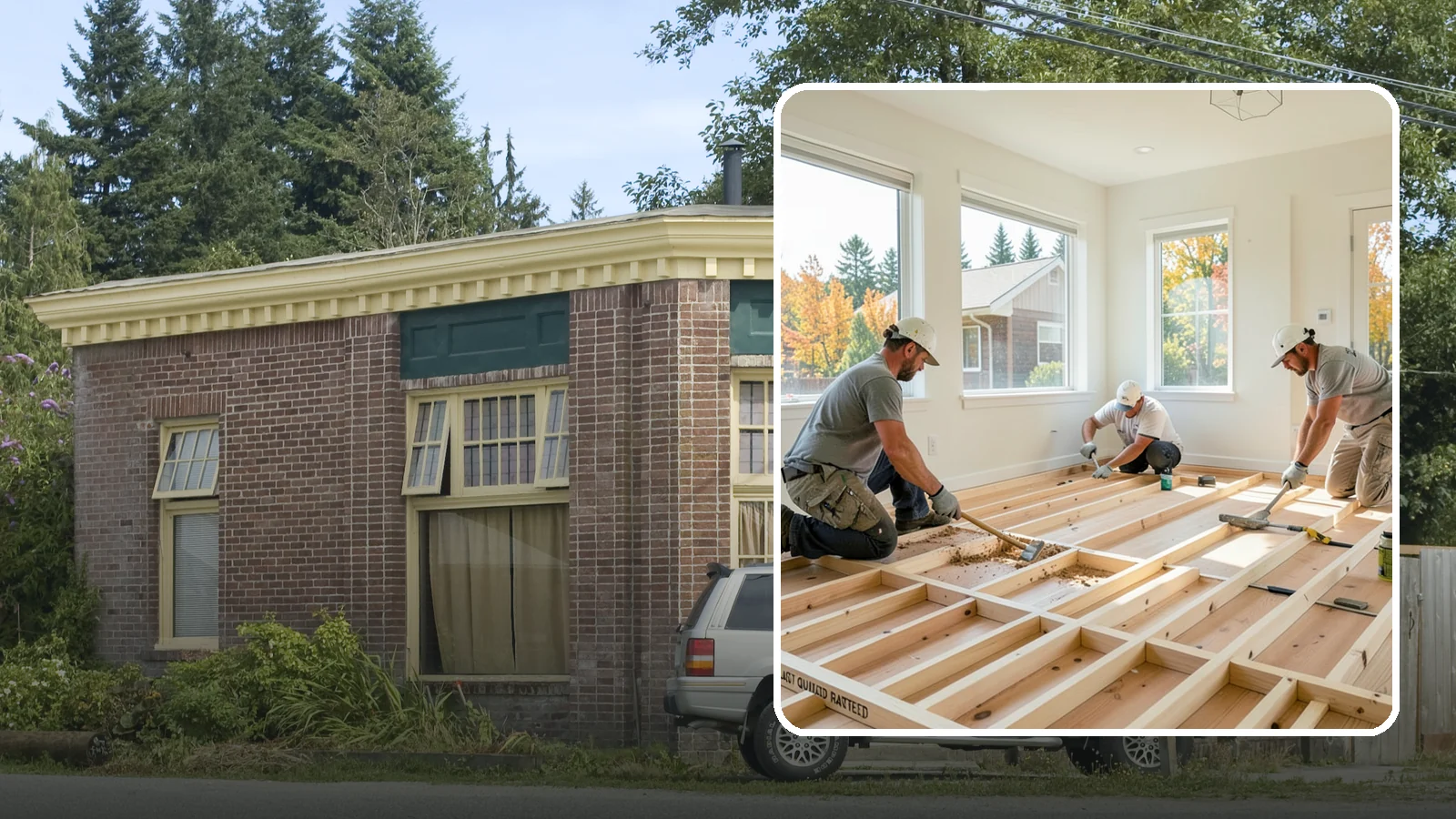 Floor Framing in Hamilton, Skagit County, WA - We frame flat, quiet, load-rated floor systems sized for the spans and moisture conditions of Western Washington homes.