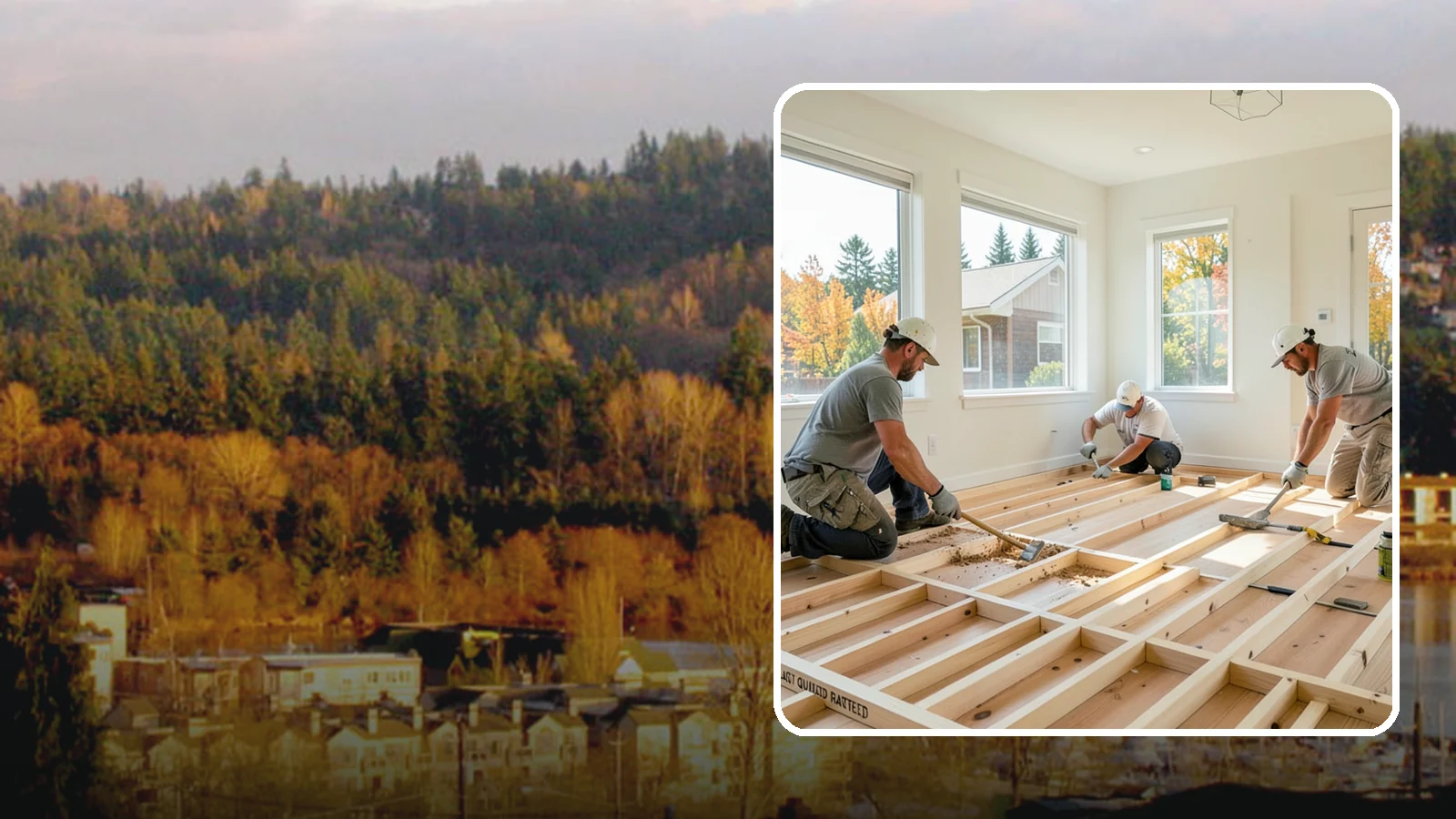 Floor Framing in Kenmore, King County, WA - We frame flat, quiet, load-rated floor systems sized for the spans and moisture conditions of Western Washington homes.
