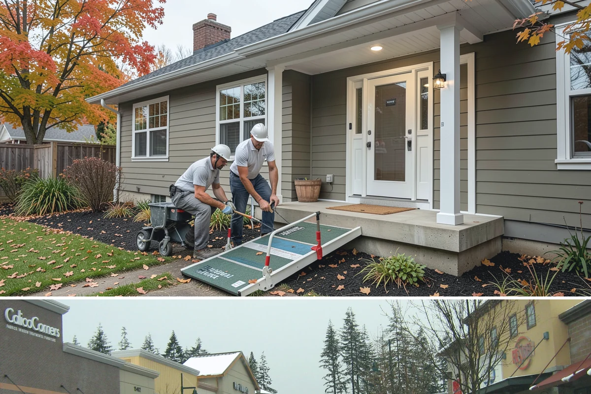 Floor Framing in Mill Creek, Snohomish County, WA - We can frame floors year-round, prioritizing dry-in during heavy rain so the deck stays protected before finishes go down.