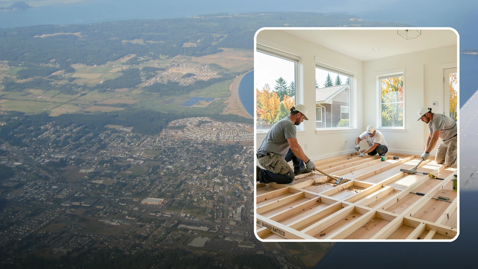 Floor Framing in Oak Harbor, Island County, WA - We frame flat, quiet, load-rated floor systems sized for the spans and moisture conditions of Western Washington homes.