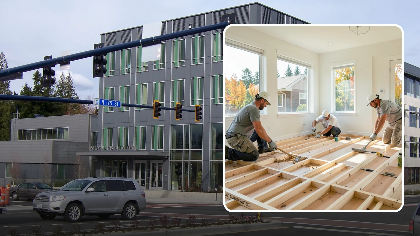 Floor Framing in Shoreline, King County, WA - We frame flat, quiet, load-rated floor systems sized for the spans and moisture conditions of Western Washington homes.