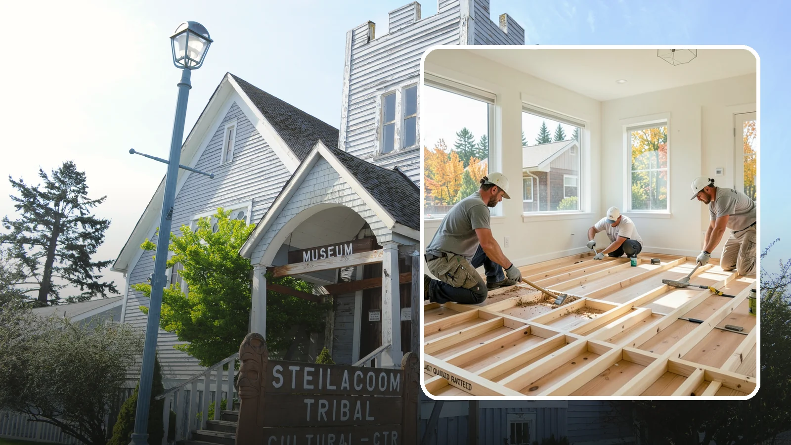 Floor Framing in Steilacoom, Pierce County, WA - We frame flat, quiet, load-rated floor systems sized for the spans and moisture conditions of Western Washington homes.