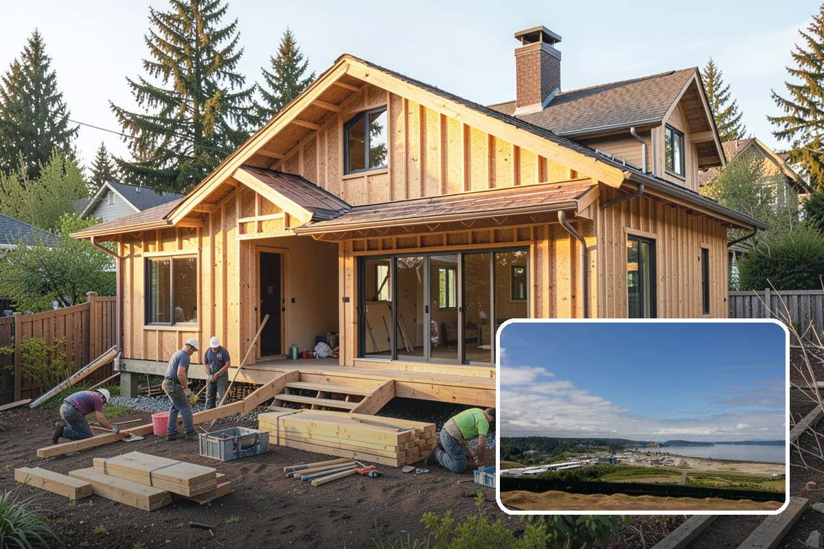 Floor Framing in University Place, Pierce County, WA - Stiff, quiet floors engineered to limit bounce and squeaks
