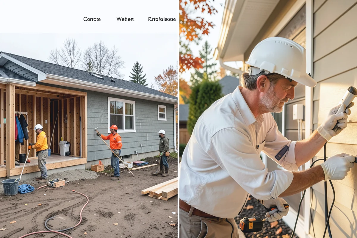 Floor Leveling in Bonney Lake, Pierce County, WA - Survey the subfloor for high and low spots