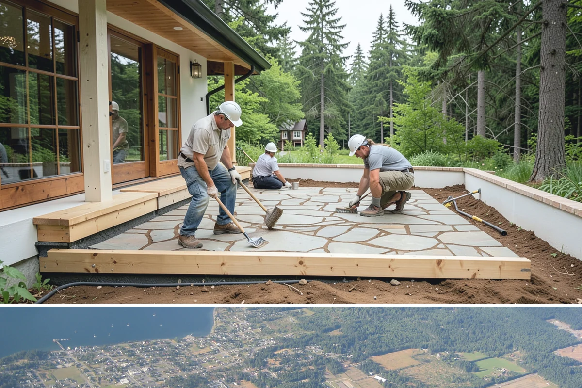 Floor Leveling in Coupeville, Island County, WA - Floor leveling is an indoor task suited to any season, with drier months slightly shortening compound cure times.