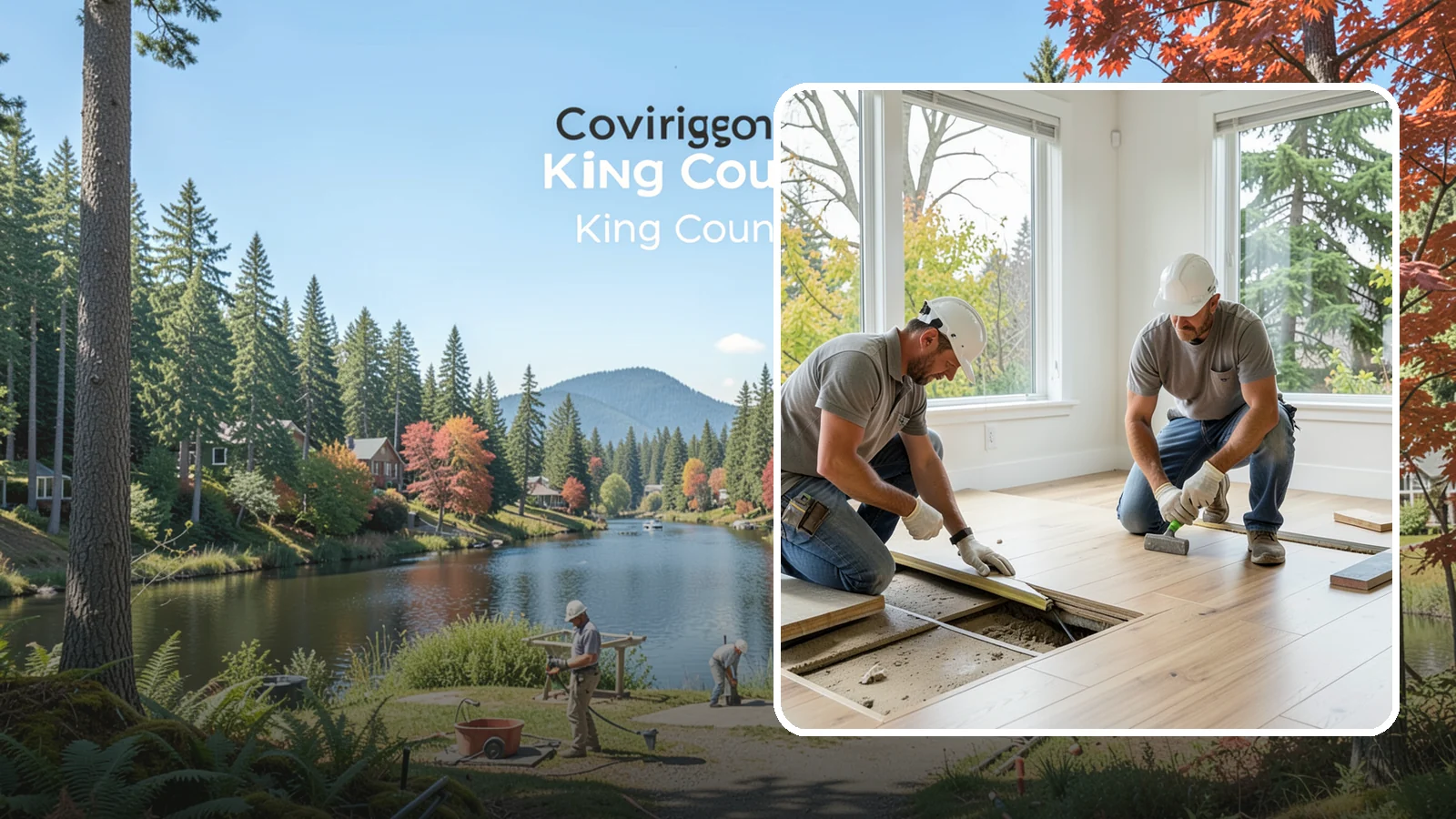 Floor Leveling in Covington, King County, WA - Precision floor leveling that corrects dips, slopes, and uneven subfloors before new flooring goes down.