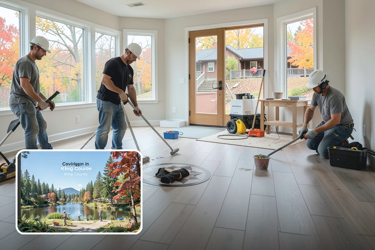 Floor Leveling in Covington, King County, WA - Prevents cracked tile and gapping planks