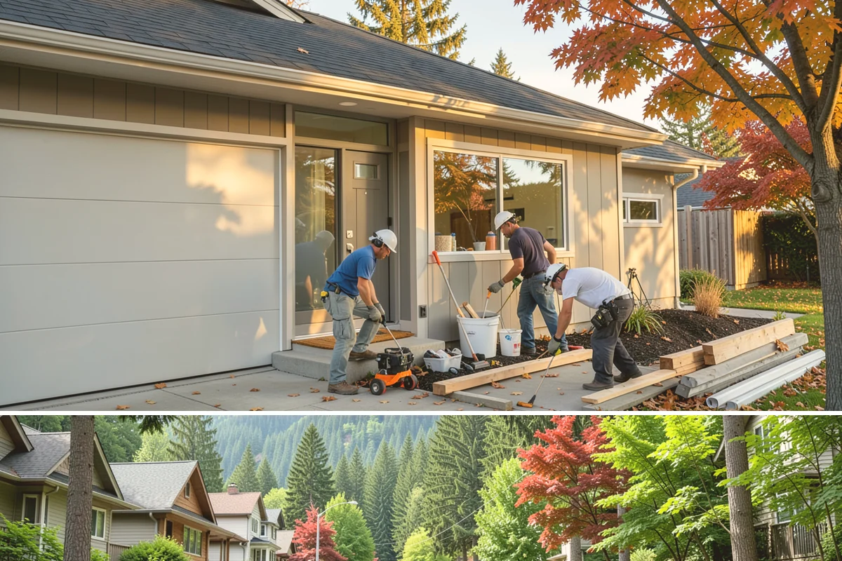 Floor Leveling in Darrington, Snohomish County, WA - Floor leveling is an indoor task suited to any season, with drier months slightly shortening compound cure times.