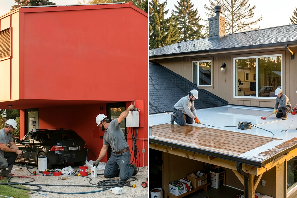 Floor Leveling in Federal Way, King County, WA - Survey the subfloor for high and low spots