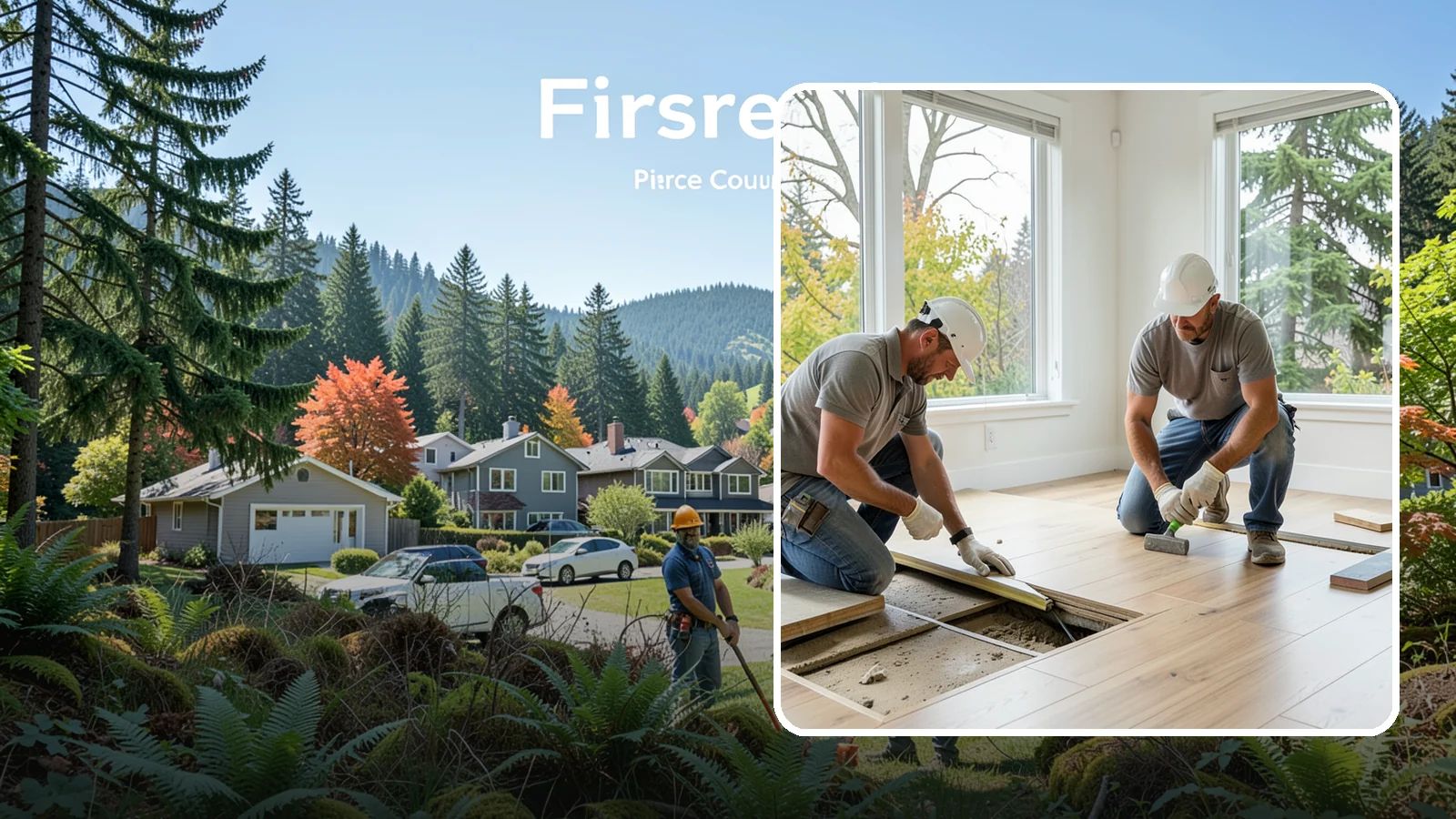 Floor Leveling in Fircrest, Pierce County, WA - Precision floor leveling that corrects dips, slopes, and uneven subfloors before new flooring goes down.