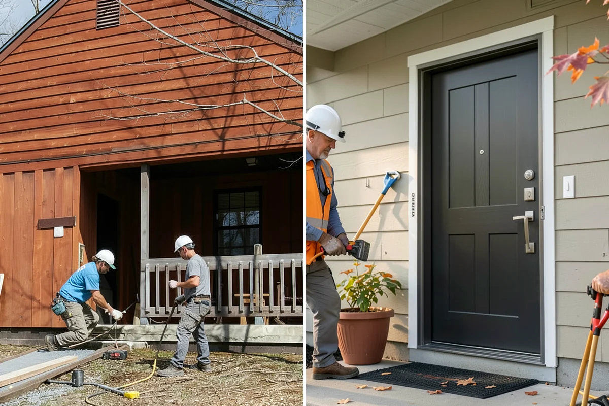 Floor Leveling in Gig Harbor, Pierce County, WA - Survey the subfloor for high and low spots
