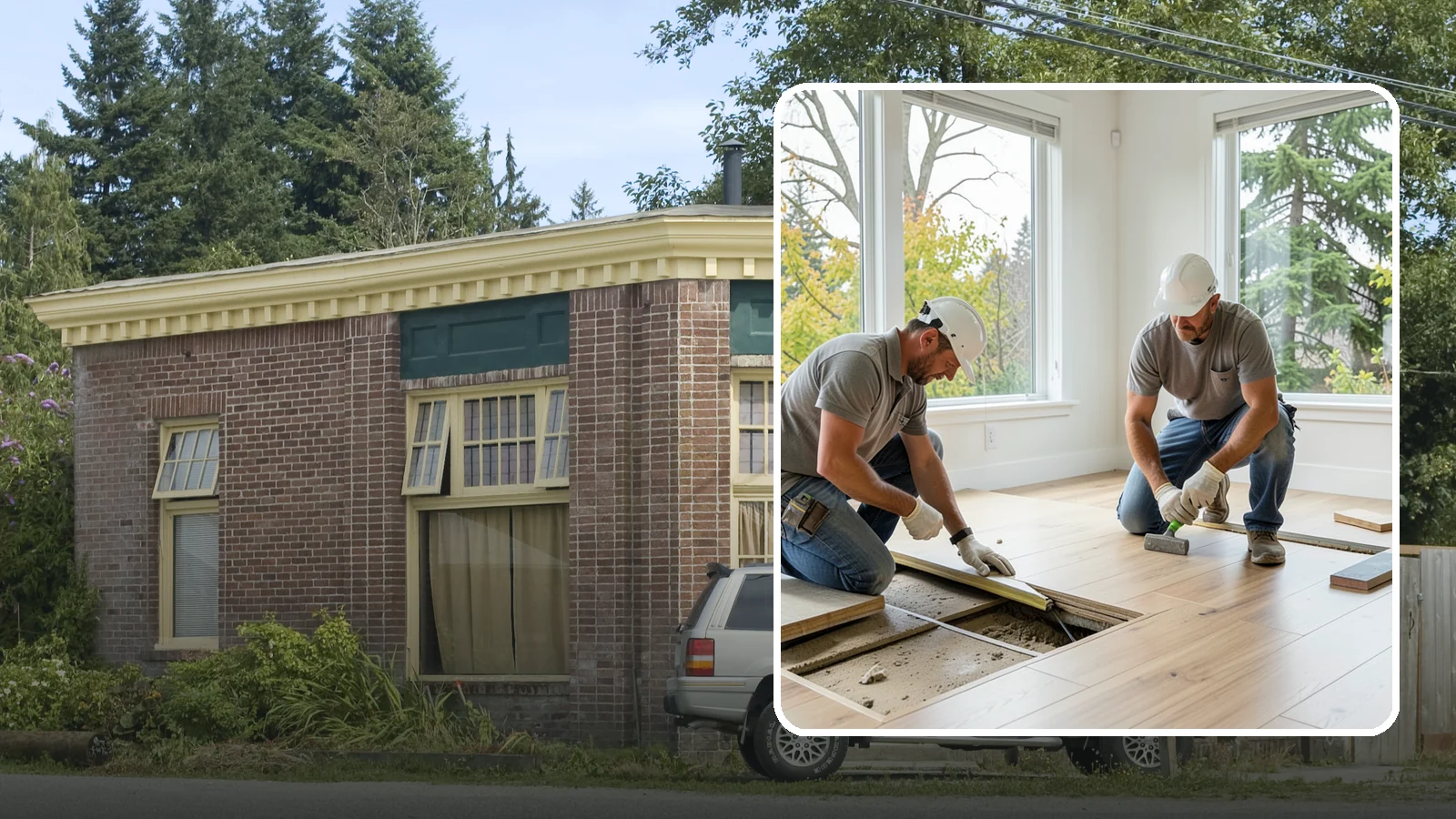 Floor Leveling in Hamilton, Skagit County, WA - Precision floor leveling that corrects dips, slopes, and uneven subfloors before new flooring goes down.