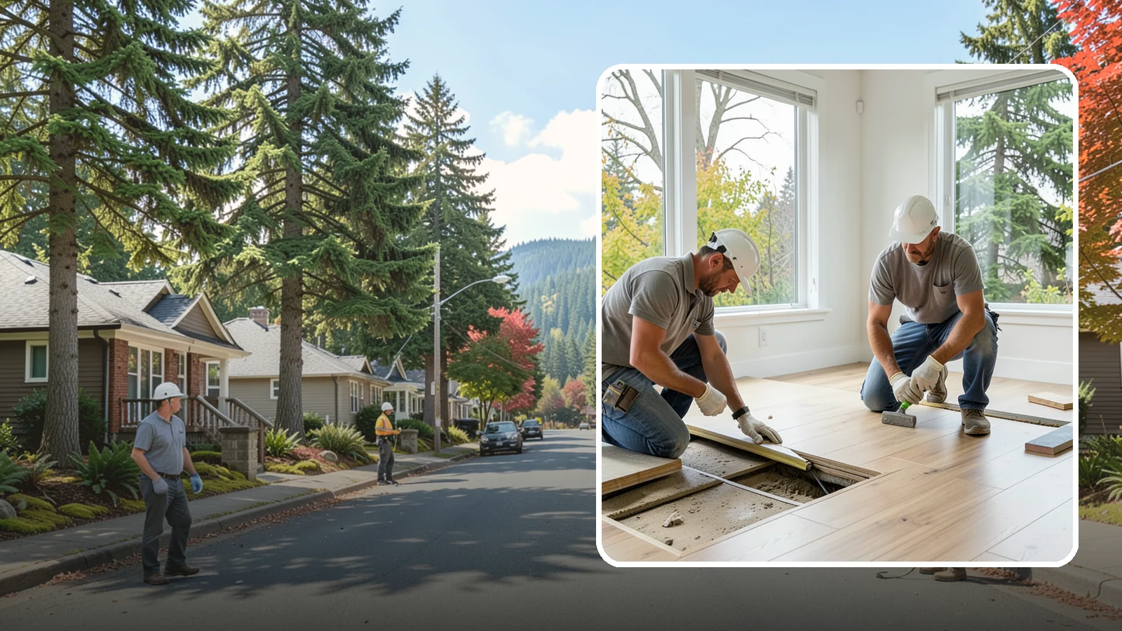 Floor Leveling in Hunts Point, King County, WA - Precision floor leveling that corrects dips, slopes, and uneven subfloors before new flooring goes down.