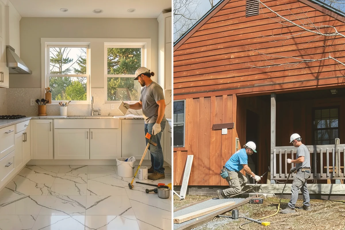 Floor Leveling in Kirkland, King County, WA - Survey the subfloor for high and low spots