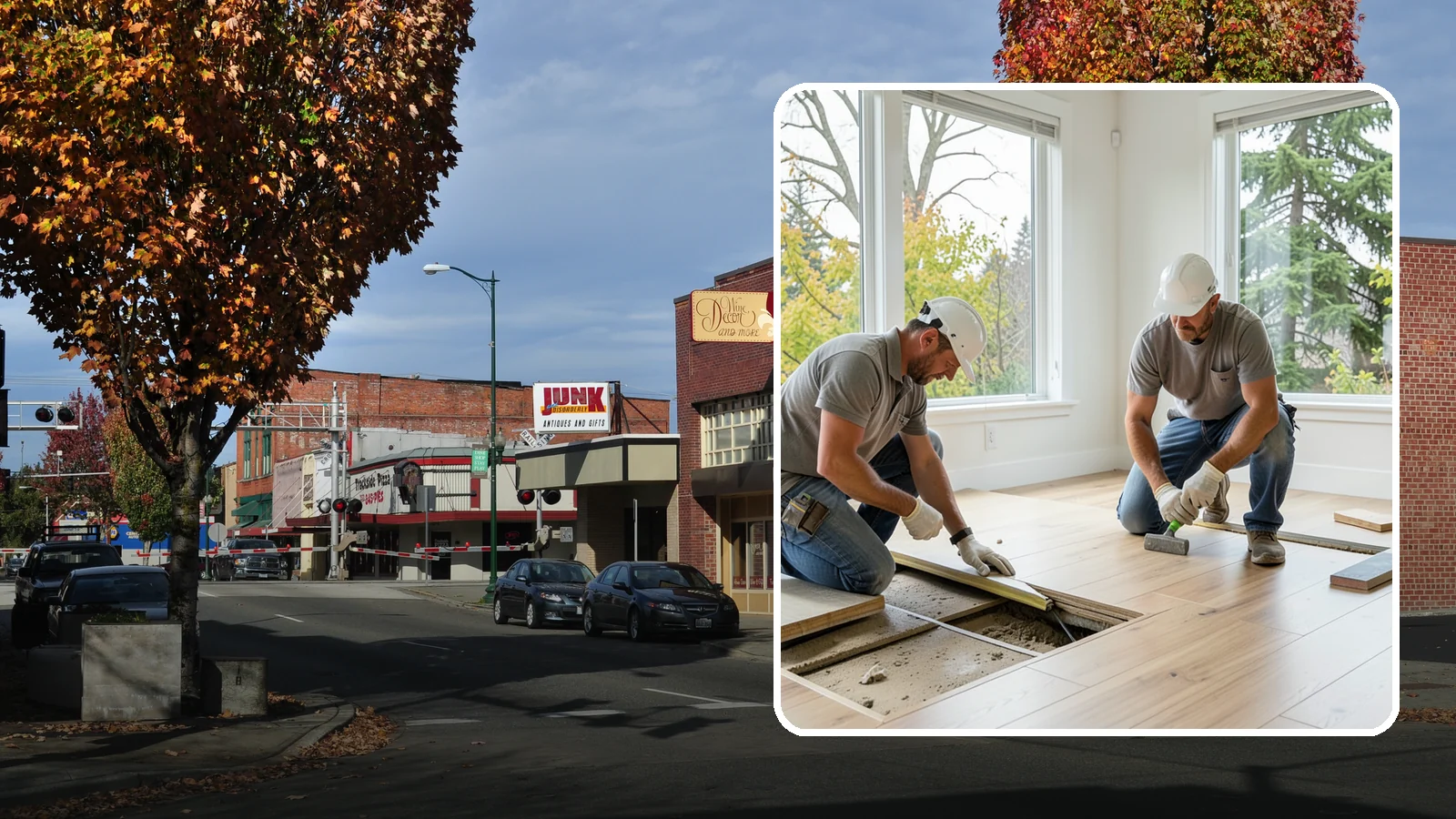 Floor Leveling in Puyallup, Pierce County, WA - Precision floor leveling that corrects dips, slopes, and uneven subfloors before new flooring goes down.
