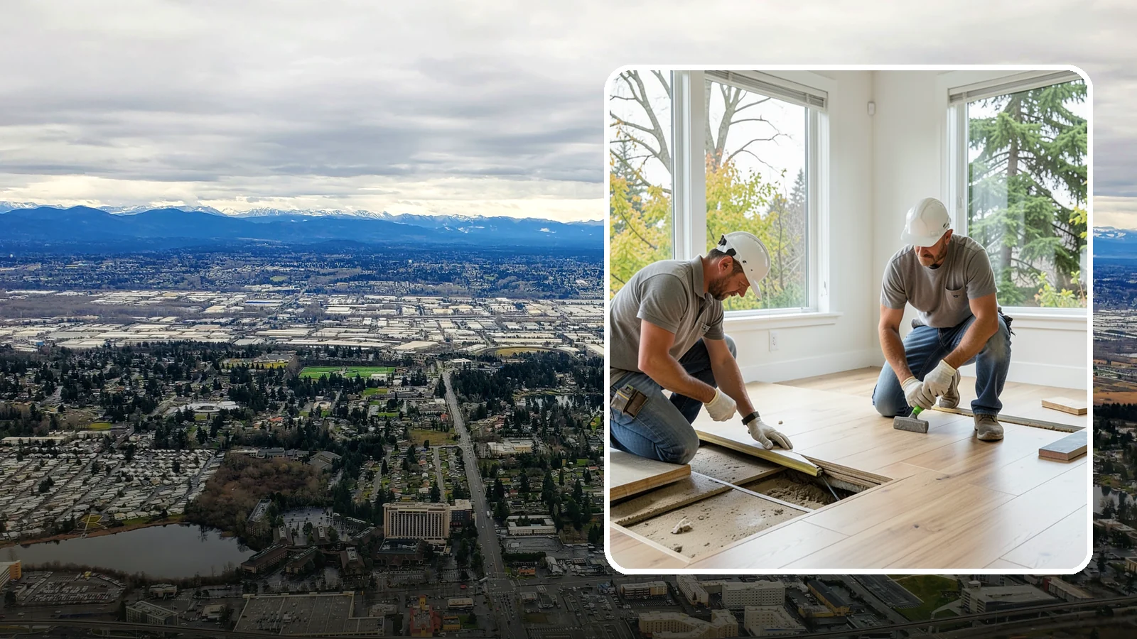 Floor Leveling in SeaTac, King County, WA - Precision floor leveling that corrects dips, slopes, and uneven subfloors before new flooring goes down.