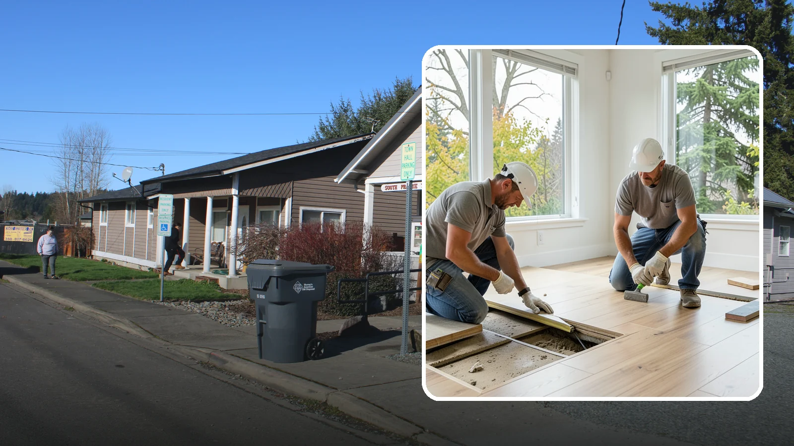 Floor Leveling in South Prairie, Pierce County, WA - Precision floor leveling that corrects dips, slopes, and uneven subfloors before new flooring goes down.