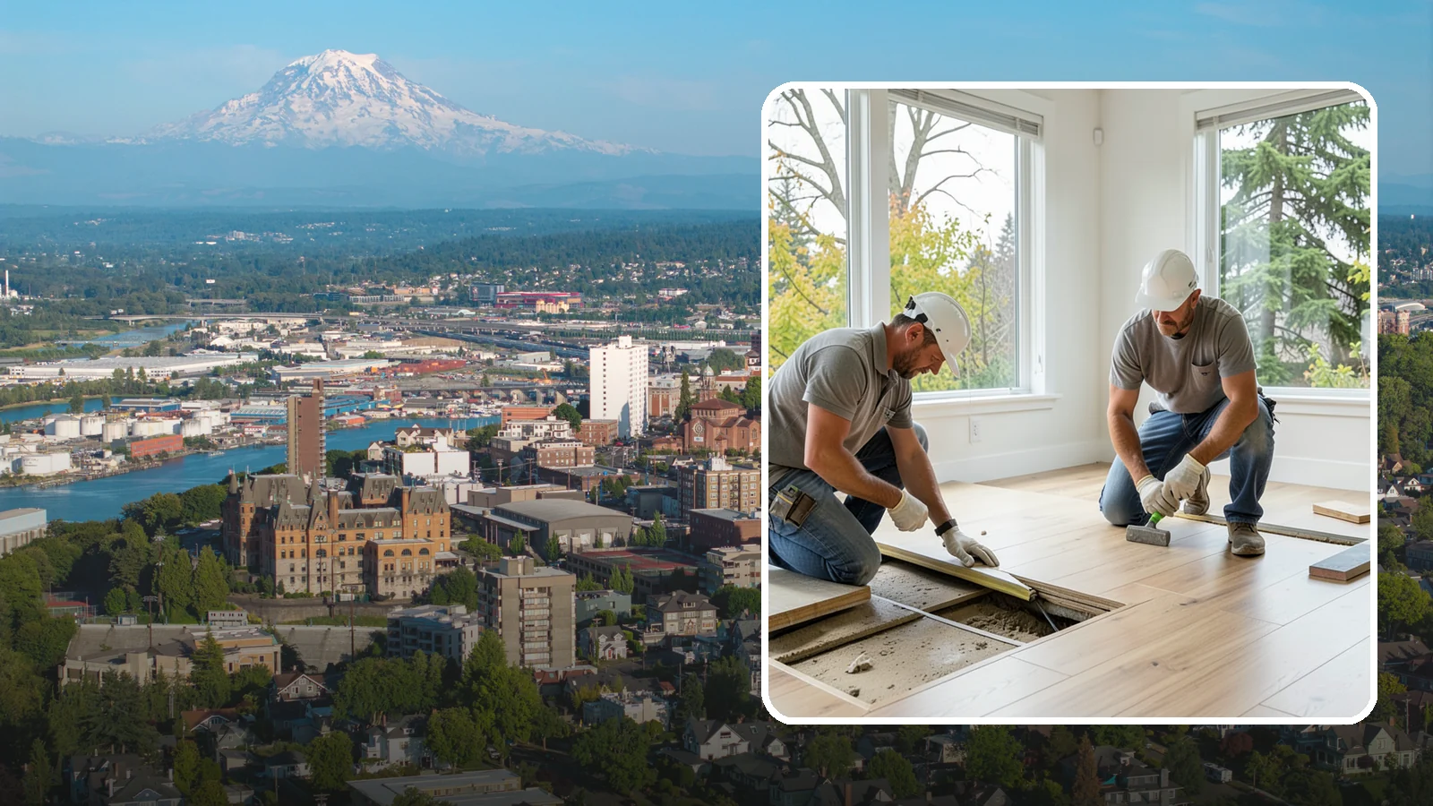 Floor Leveling in Tacoma, Pierce County, WA - Precision floor leveling that corrects dips, slopes, and uneven subfloors before new flooring goes down.