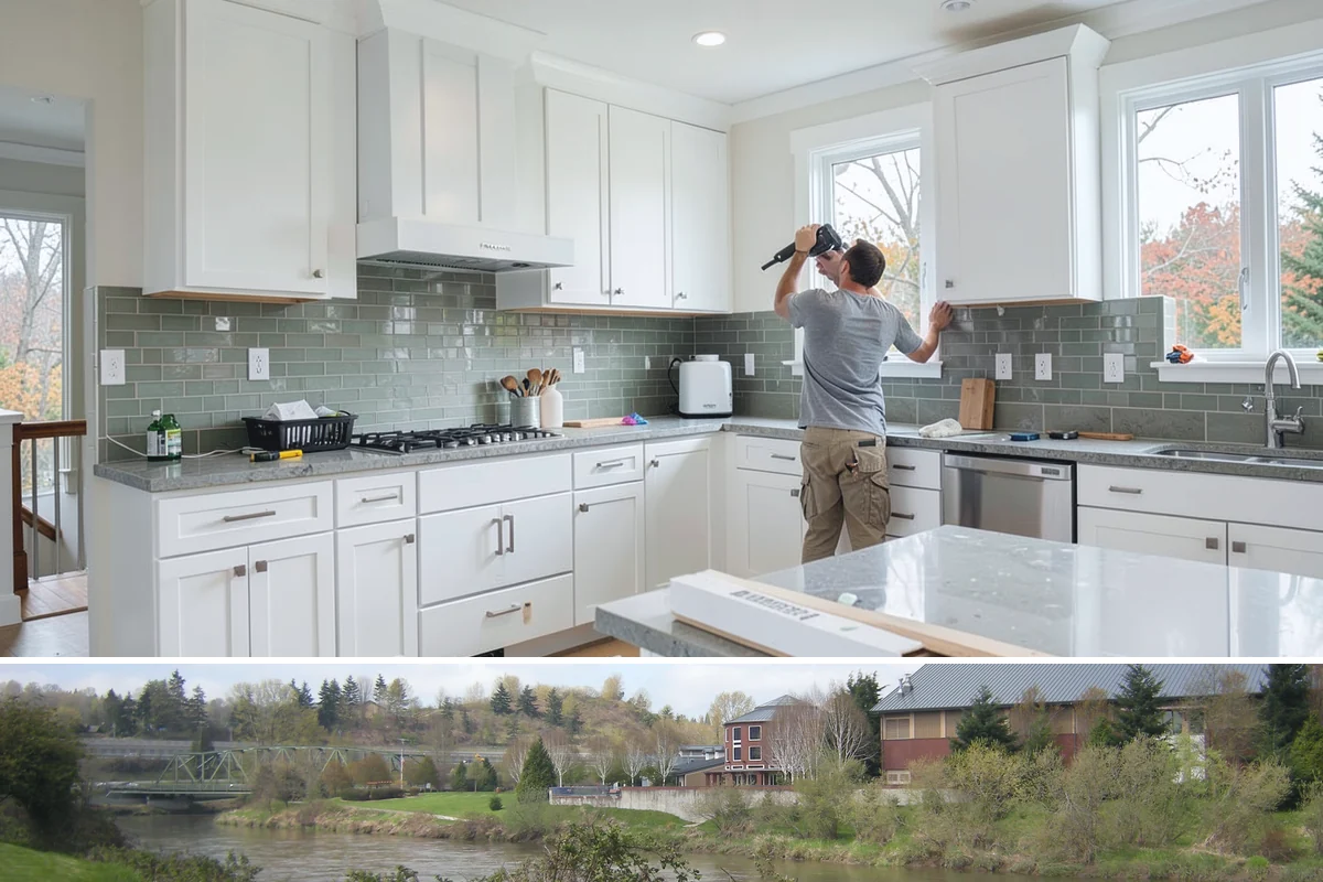 Floor Leveling in Tukwila, King County, WA - Floor leveling is an indoor task suited to any season, with drier months slightly shortening compound cure times.