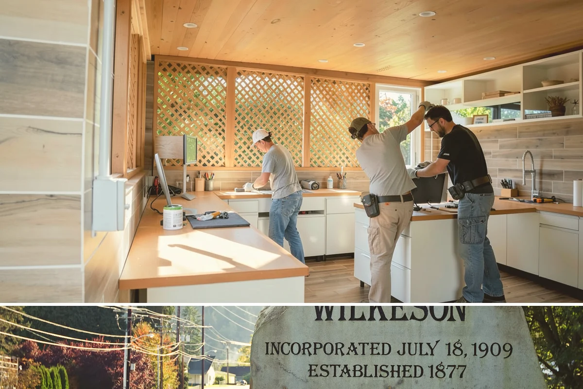 Floor Leveling in Wilkeson, Pierce County, WA - Floor leveling is an indoor task suited to any season, with drier months slightly shortening compound cure times.
