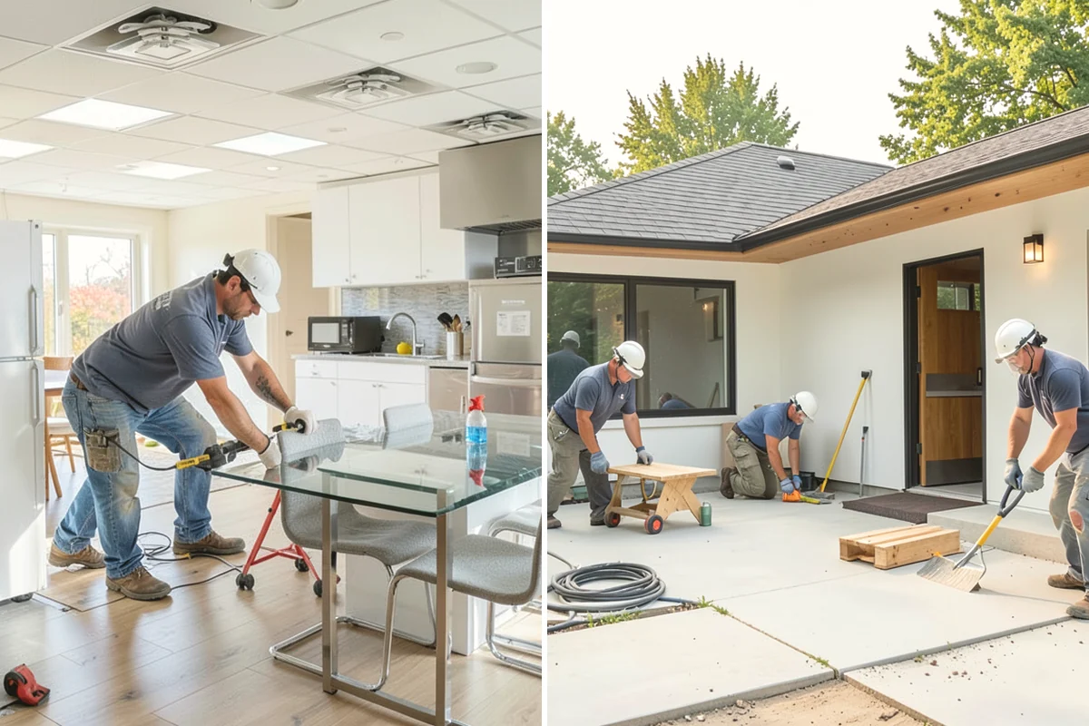 Floor Leveling in Yarrow Point, King County, WA - Survey the subfloor for high and low spots