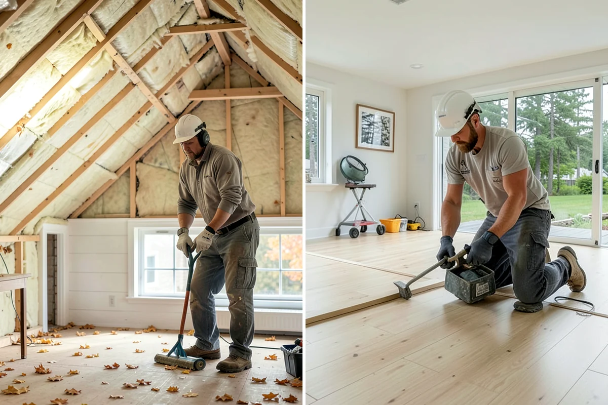 Floor Refinishing in Arlington, Snohomish County, WA - Assess floor thickness and condition