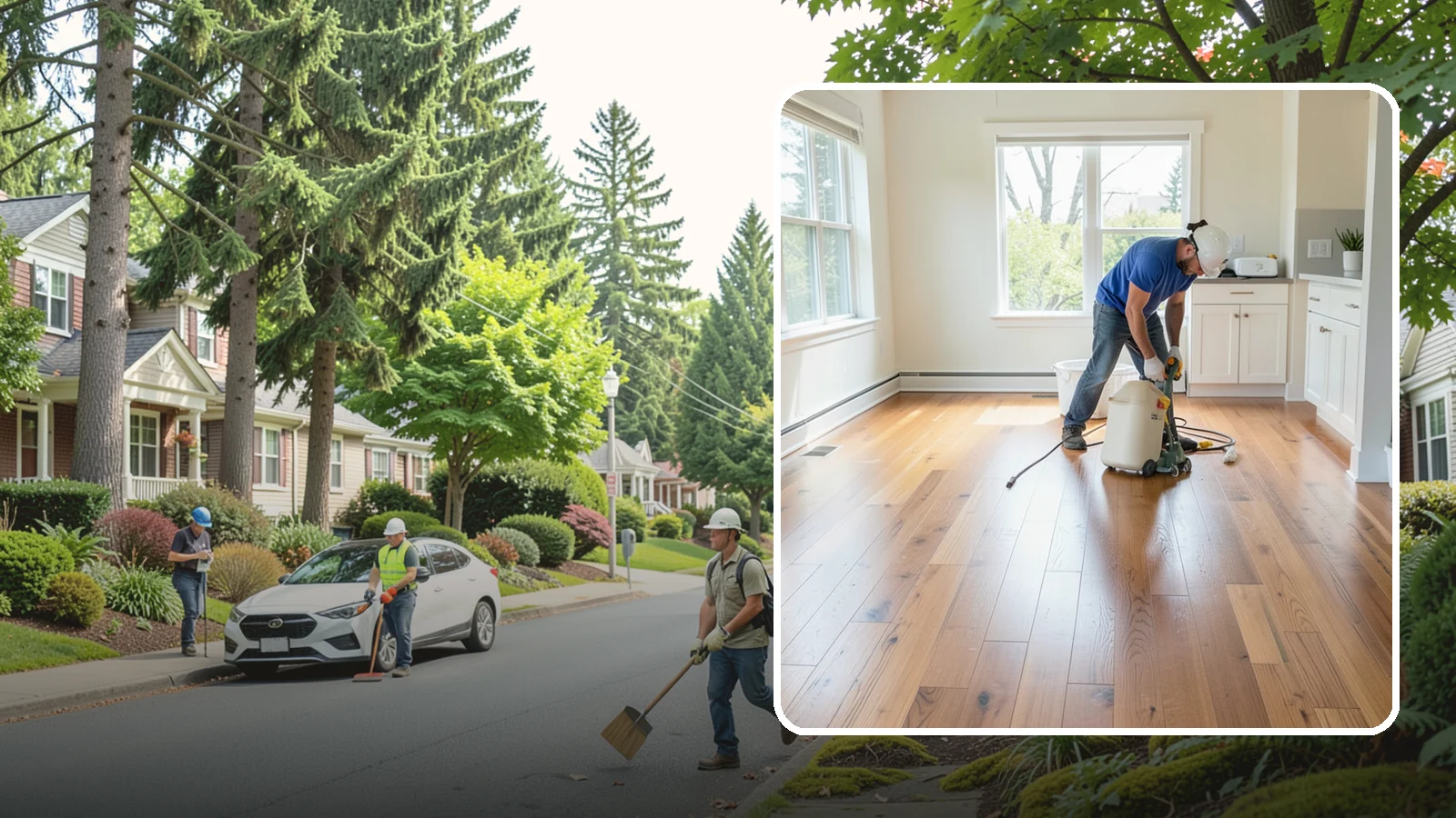 Floor Refinishing in Beaux Arts Village, King County, WA - Floor refinishing that revives dull, worn surfaces and restores their original luster without replacement.