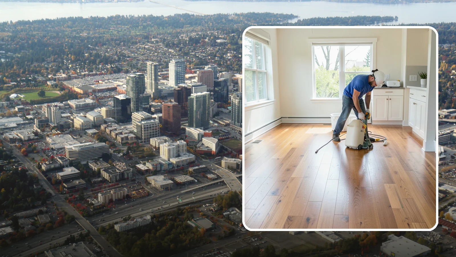 Floor Refinishing in Bellevue, King County, WA - Floor refinishing that revives dull, worn surfaces and restores their original luster without replacement.