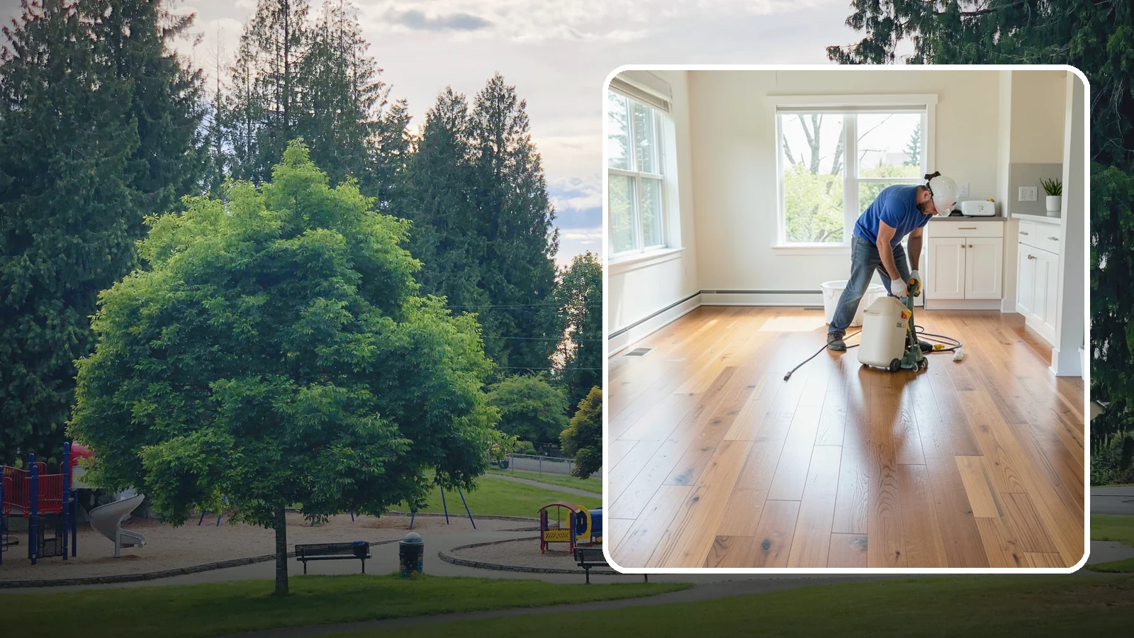 Floor Refinishing in Bonney Lake, Pierce County, WA - Floor refinishing that revives dull, worn surfaces and restores their original luster without replacement.
