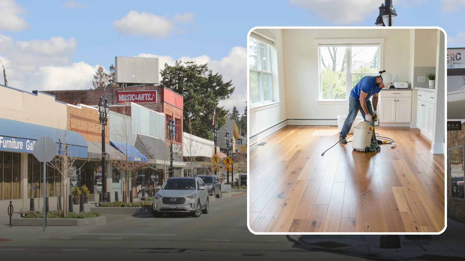 Floor Refinishing in Bothell, King County, WA - Floor refinishing that revives dull, worn surfaces and restores their original luster without replacement.