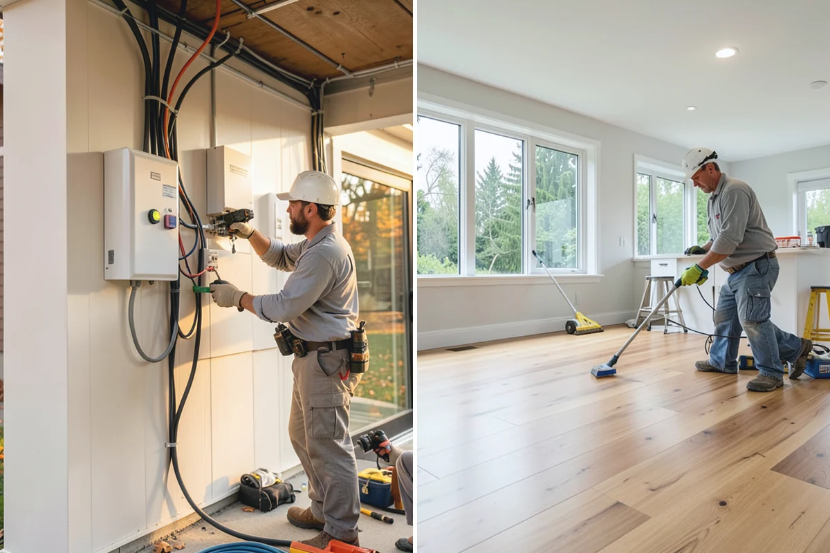 Floor Refinishing in Des Moines, King County, WA - Assess floor thickness and condition