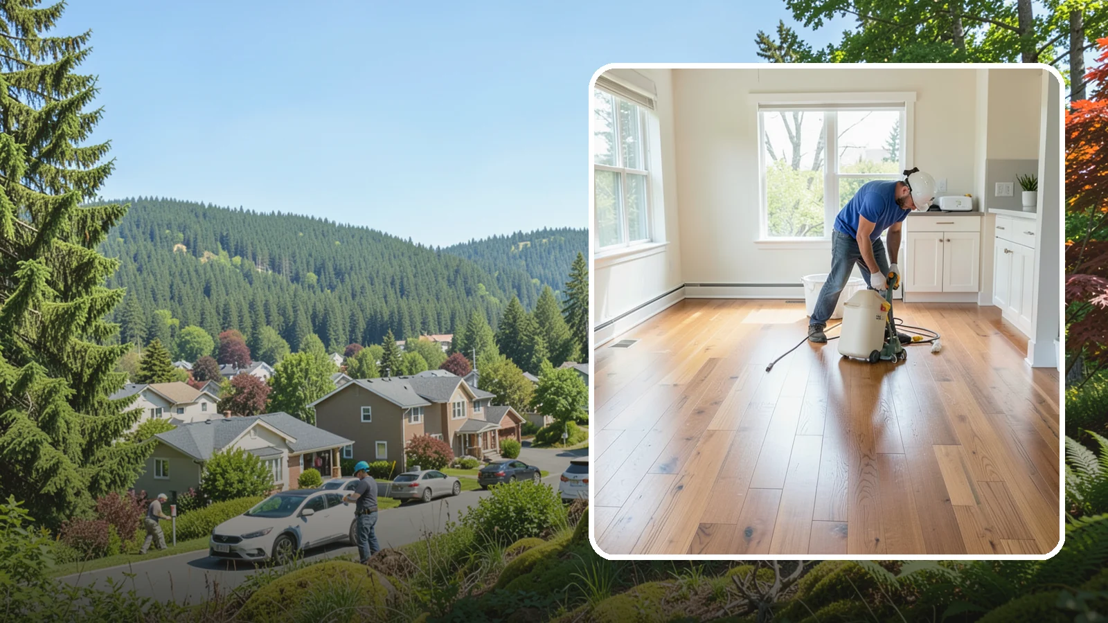Floor Refinishing in Index, Snohomish County, WA - Floor refinishing that revives dull, worn surfaces and restores their original luster without replacement.