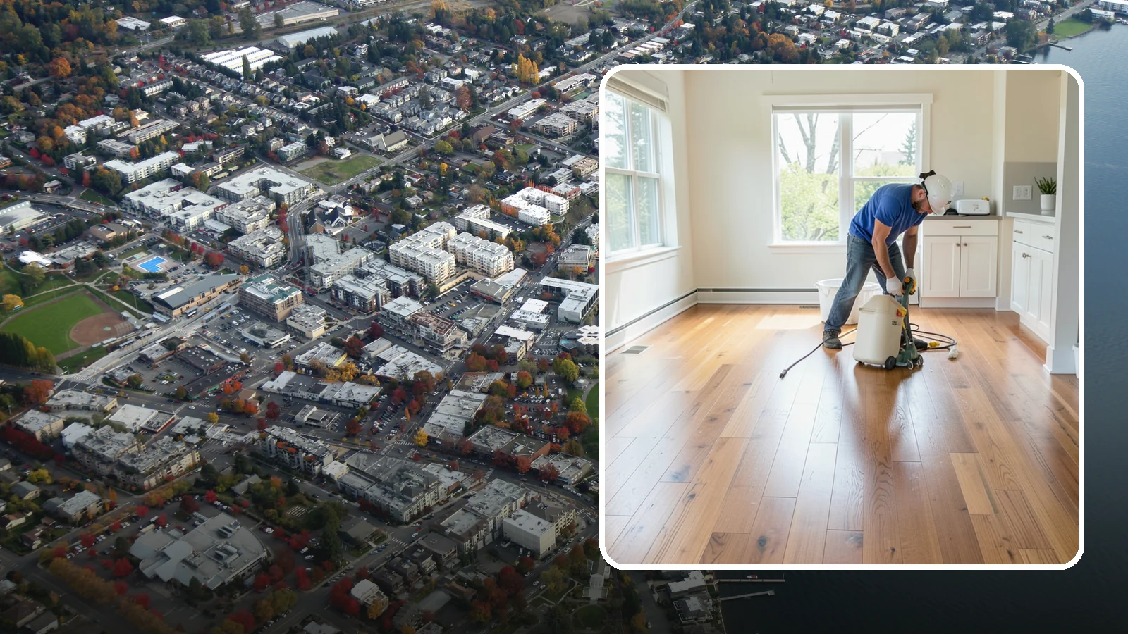 Floor Refinishing in Kirkland, King County, WA - Floor refinishing that revives dull, worn surfaces and restores their original luster without replacement.