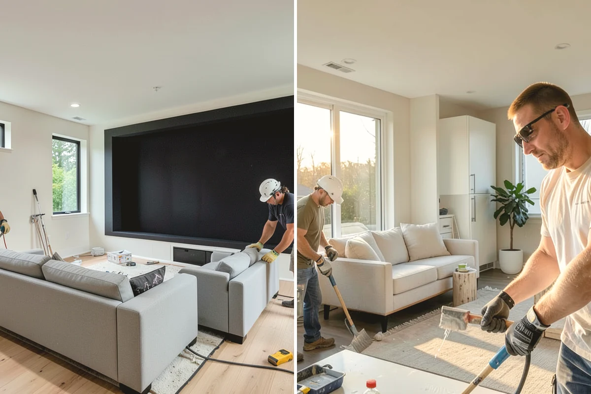 Floor Refinishing in Lake Stevens, Snohomish County, WA - Assess floor thickness and condition