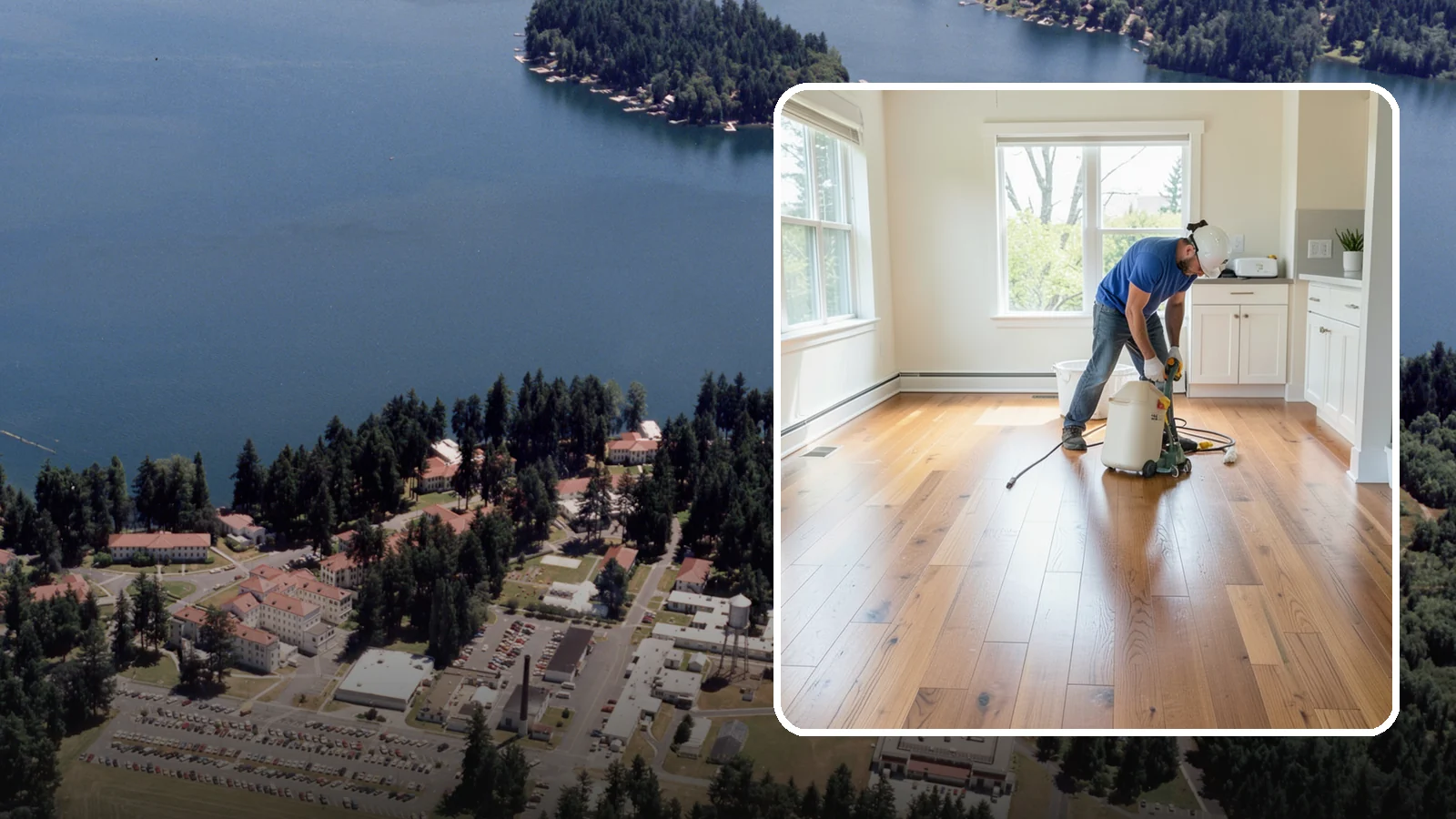 Floor Refinishing in Lakewood, Pierce County, WA - Floor refinishing that revives dull, worn surfaces and restores their original luster without replacement.