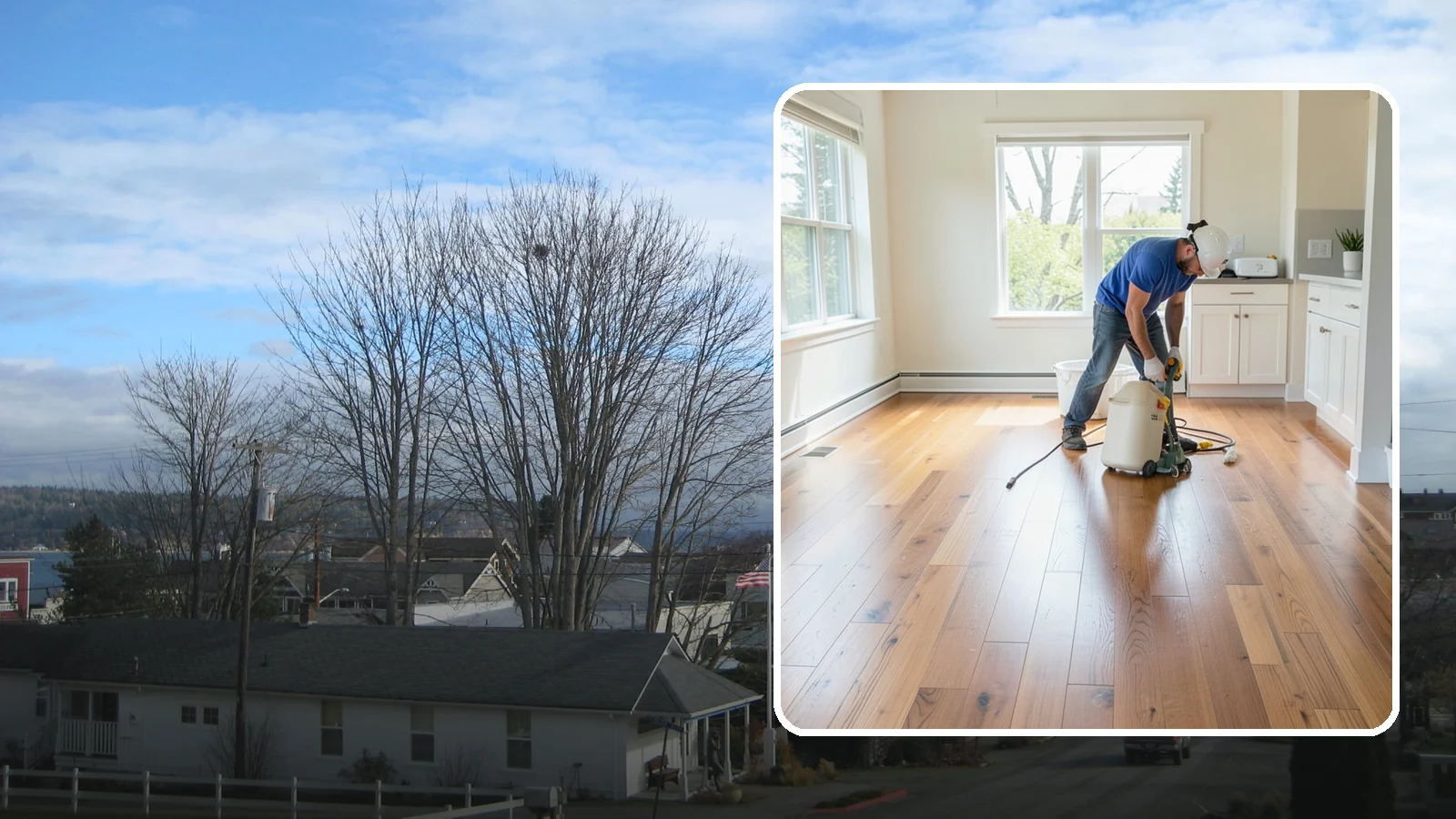 Floor Refinishing in Langley, Island County, WA - Floor refinishing that revives dull, worn surfaces and restores their original luster without replacement.