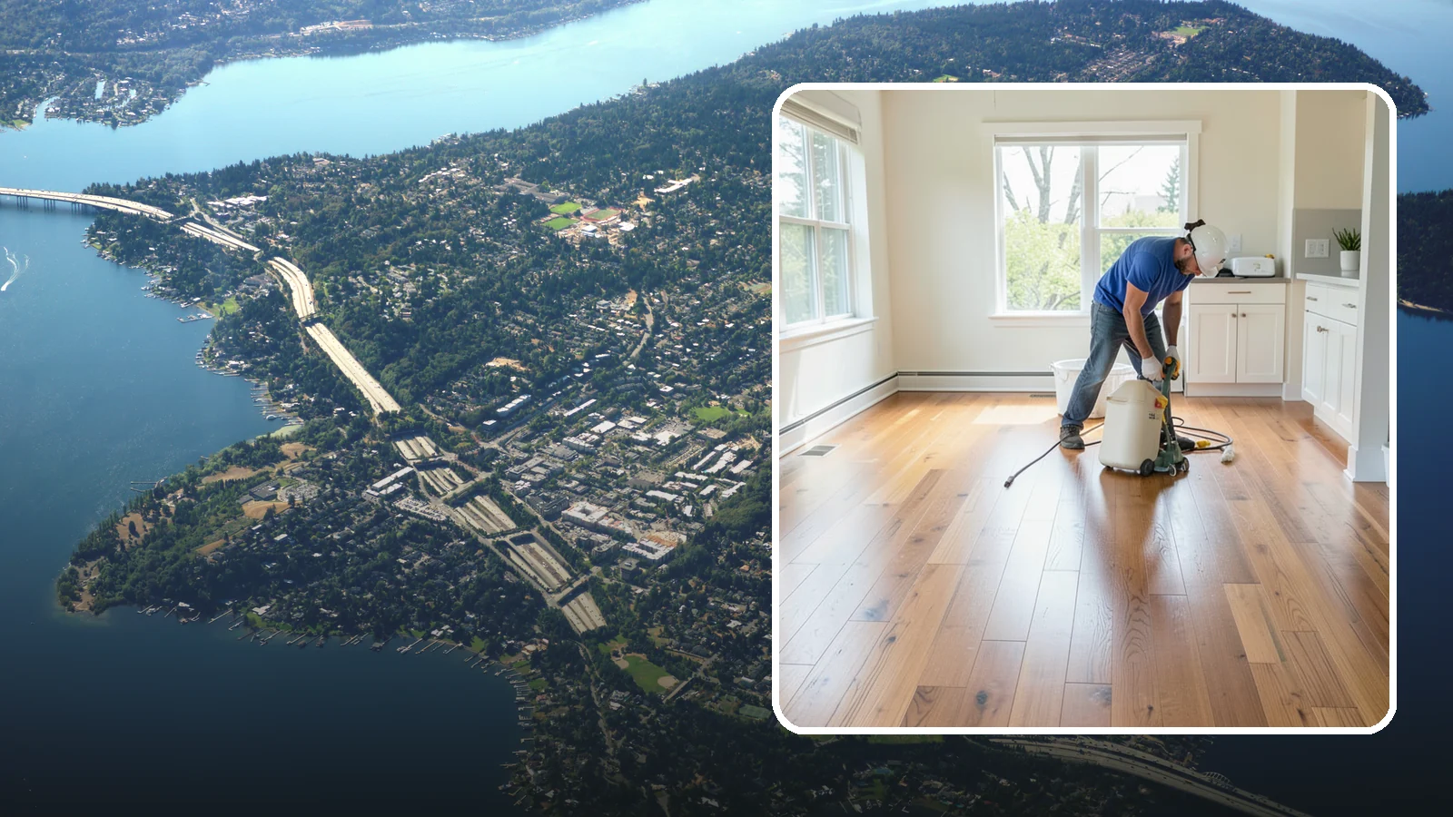 Floor Refinishing in Mercer Island, King County, WA - Floor refinishing that revives dull, worn surfaces and restores their original luster without replacement.