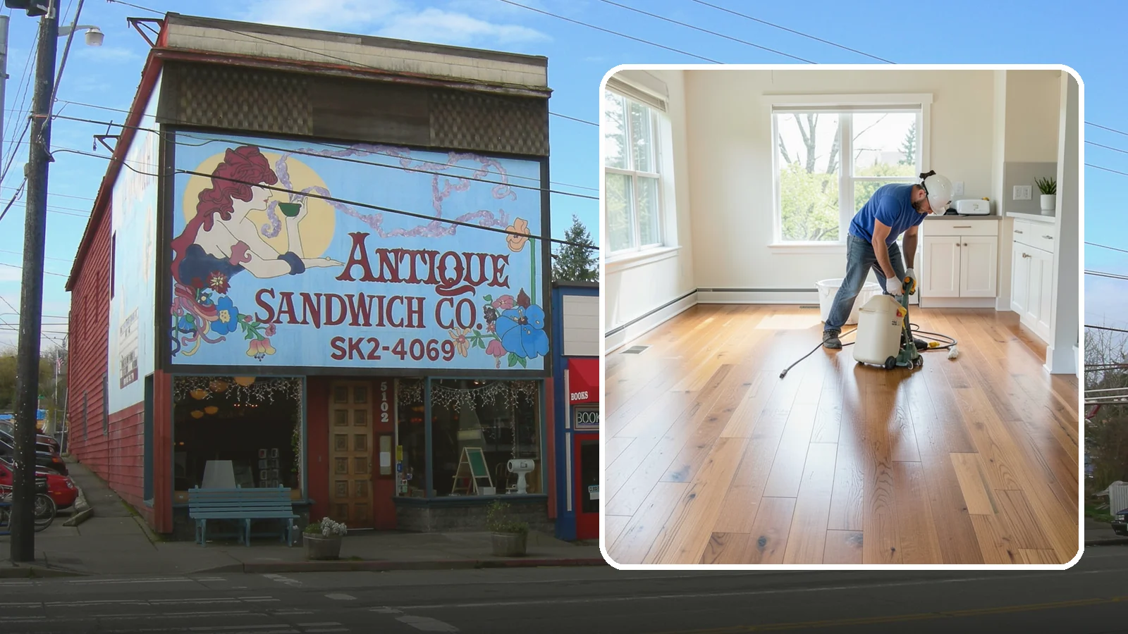 Floor Refinishing in Ruston, Pierce County, WA - Floor refinishing that revives dull, worn surfaces and restores their original luster without replacement.