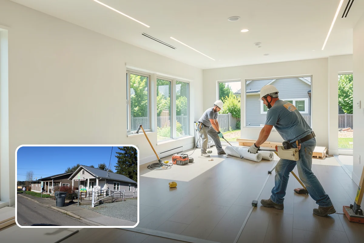 Floor Refinishing in South Prairie, Pierce County, WA - Restores worn floors at low cost