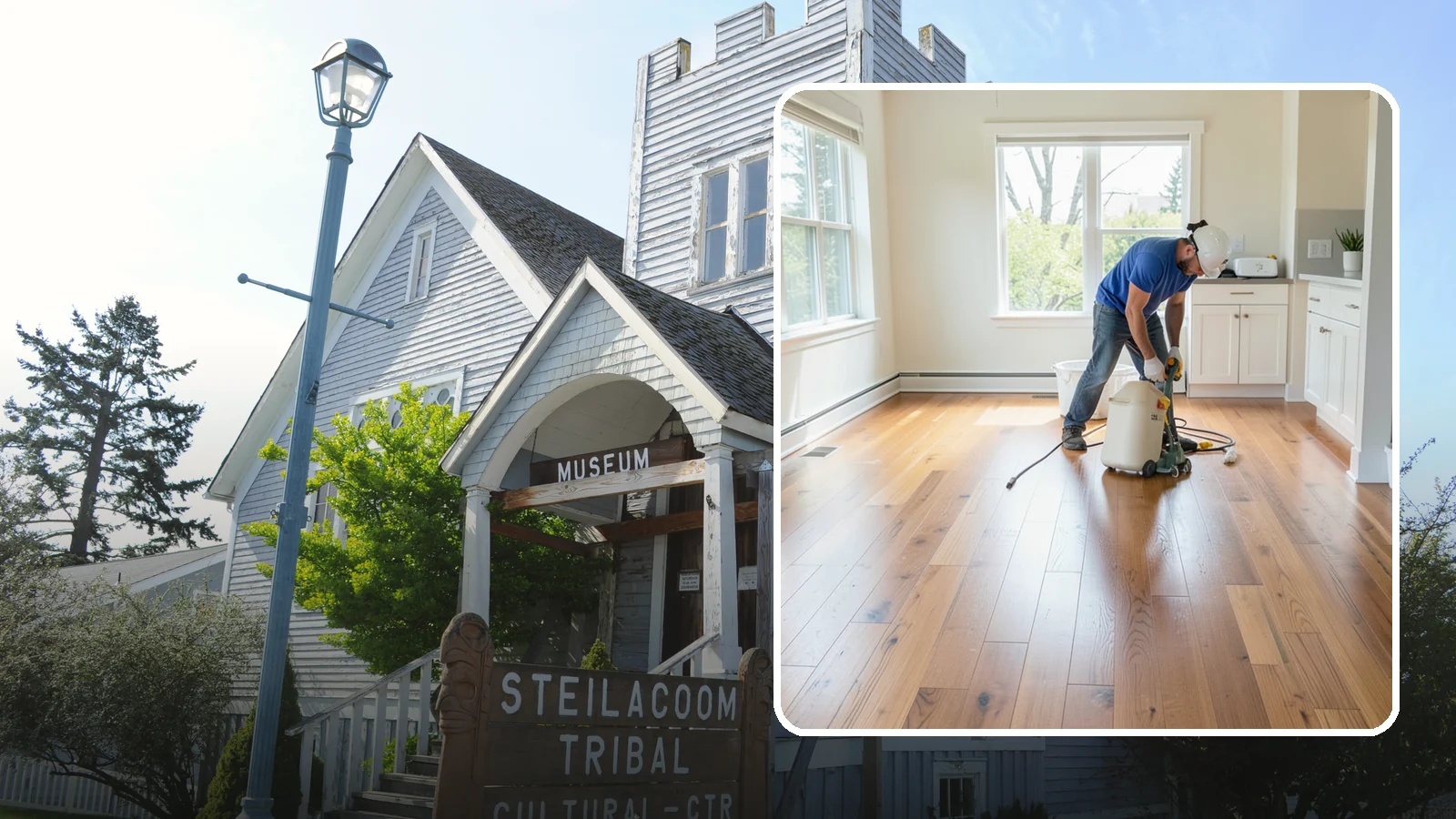 Floor Refinishing in Steilacoom, Pierce County, WA - Floor refinishing that revives dull, worn surfaces and restores their original luster without replacement.