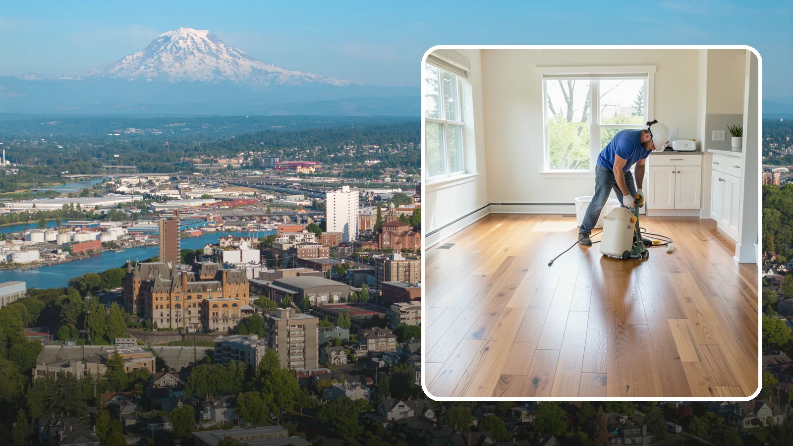 Floor Refinishing in Tacoma, Pierce County, WA - Floor refinishing that revives dull, worn surfaces and restores their original luster without replacement.