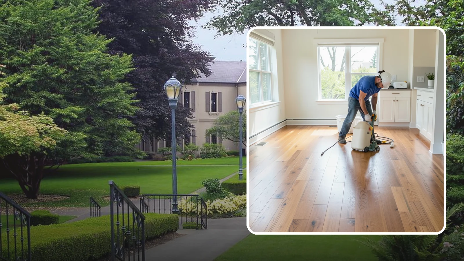 Floor Refinishing in Woodinville, King County, WA - Floor refinishing that revives dull, worn surfaces and restores their original luster without replacement.