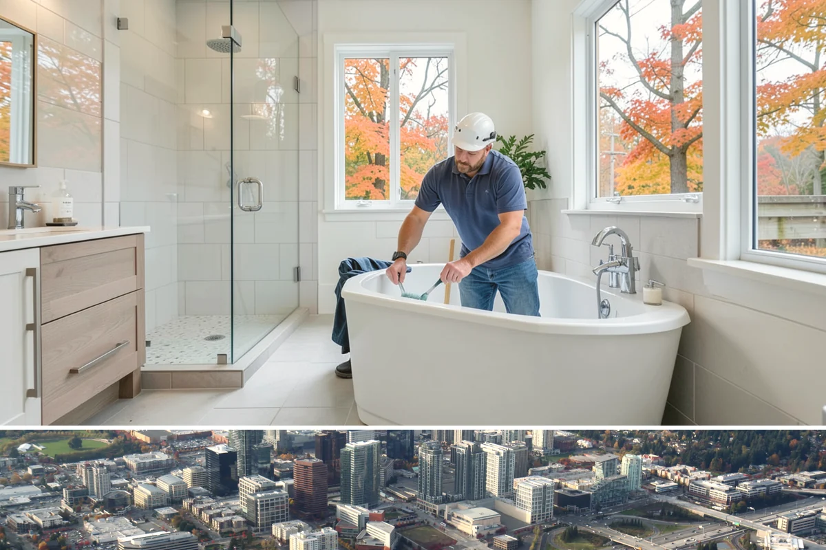 Floor Removal in Bellevue, King County, WA - Floor removal can be done in any season and is often bundled with a new flooring installation to follow.