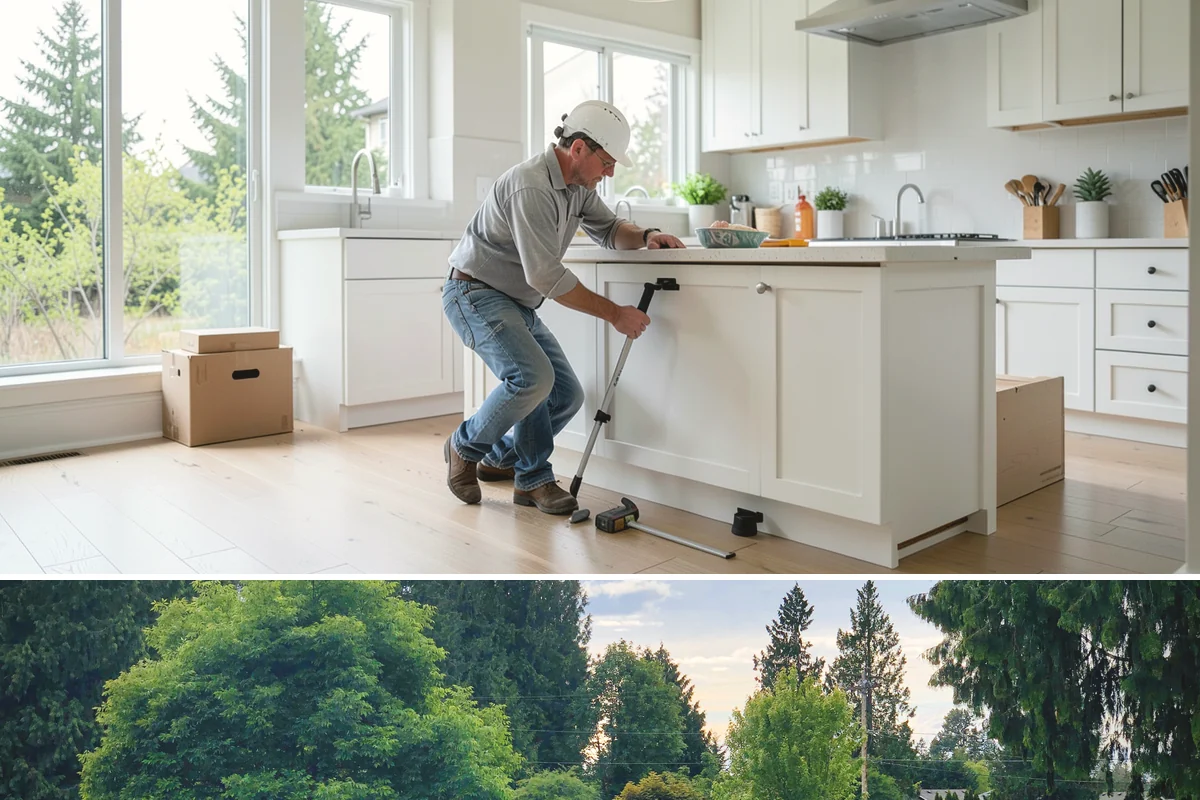 Floor Removal in Bonney Lake, Pierce County, WA - Floor removal can be done in any season and is often bundled with a new flooring installation to follow.