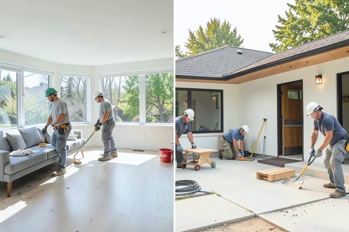 Floor Removal in Buckley, Pierce County, WA - Protect adjacent areas and furnishings